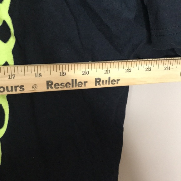 Jerzees skeleton glow in the dark Halloween black T-shirt size XL - Picture 6 of 9